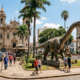 A "Terra dos gigantes" reúne fósseis de dinossauros de 27 metros, a maior feira de zebu do mundo e a memória de Chico Xavier