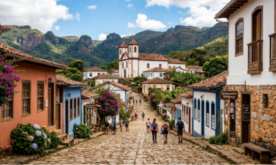 O pequeno vilarejo mineiro de mil habitantes que guarda o acesso ao parque mais visitado do estado