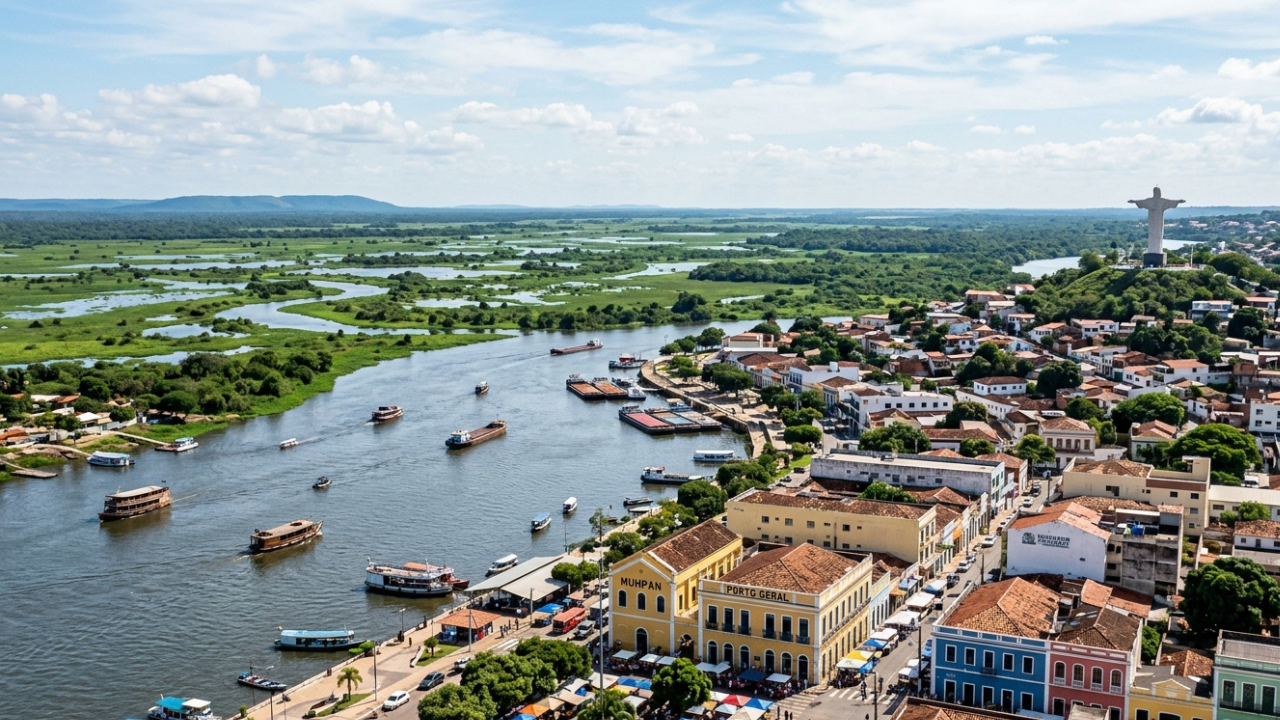 A "Capital do Pantanal" abriga 60% do maior santuário alagado do planeta na fronteira com a Bolívia e já foi o 3º maior porto da América Latina