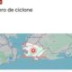 Captura de tela de alerta do Google: 'Alerta severo de ciclone' para Niterói/RJ em mapa