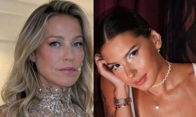 Luana Piovani, cabelo loiro, e Ana Castela, cabelo escuro, em fotos separadas