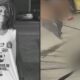 Imagem dividida: Homem com dreadlocks sorrindo, camiseta 'Racismo Não'; cena de rua borrada