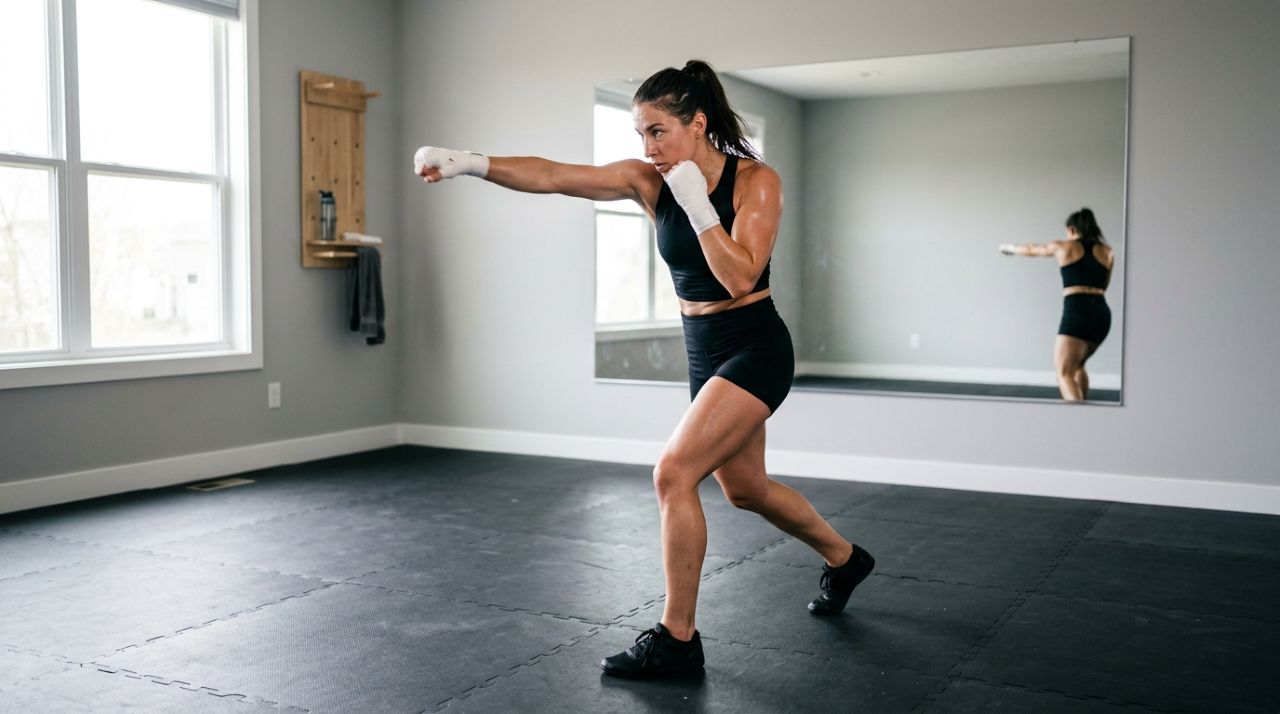 Boxe sem adversário: o treino de sombra que movimenta braços, pernas e exige coordenação