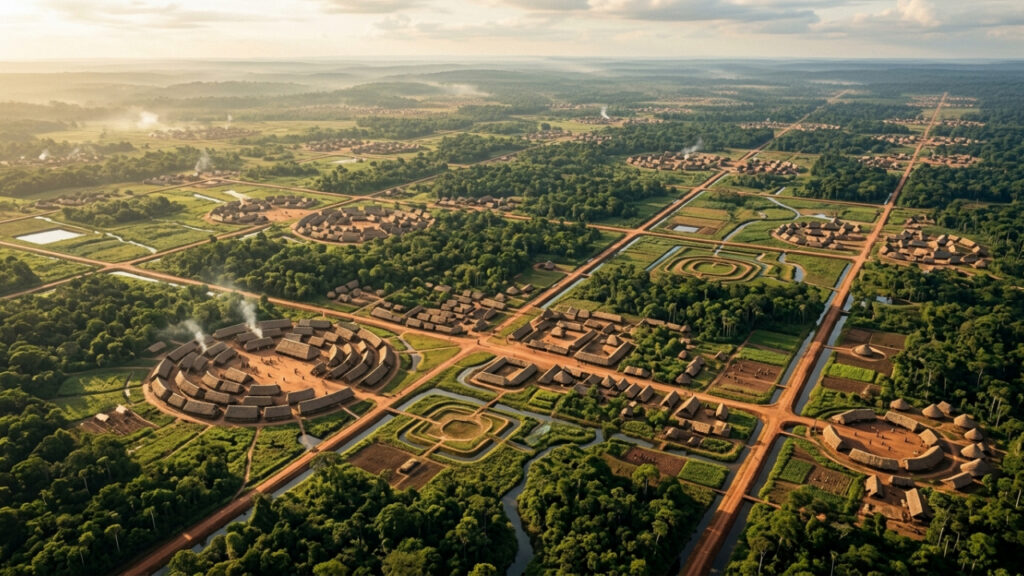 Cientistas encontram 432 construções escondidas sob a Amazônia e descobrem vestígios de uma antiga civilização que pode ter reunido milhões de pessoas