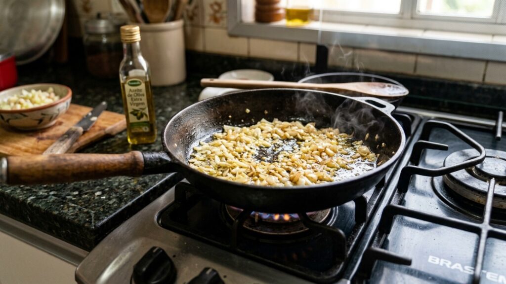 Chefs de cozinha concordam: “Para o molho de tomate não ficar ácido, não use açúcar, mas 3 dentes de alho, 150 ml de azeite e um cozimento feito com mais calma.”