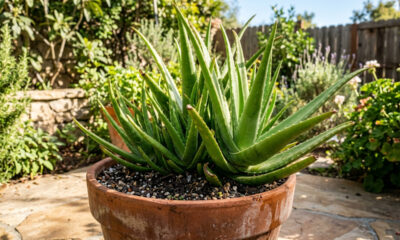 Cultivar babosa em casa vai muito além da estética: aprenda a plantar e a extrair o gel puro para curar rapidamente queimaduras solares