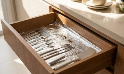 Colocar papel alumínio em gavetas de cozinha: por que os especialistas recomendam e para que serve