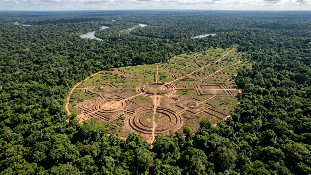 Centenas de construções ocultas pela floresta amazônica são encontradas por pesquisadores e revelam uma civilização muito maior do que se imaginava