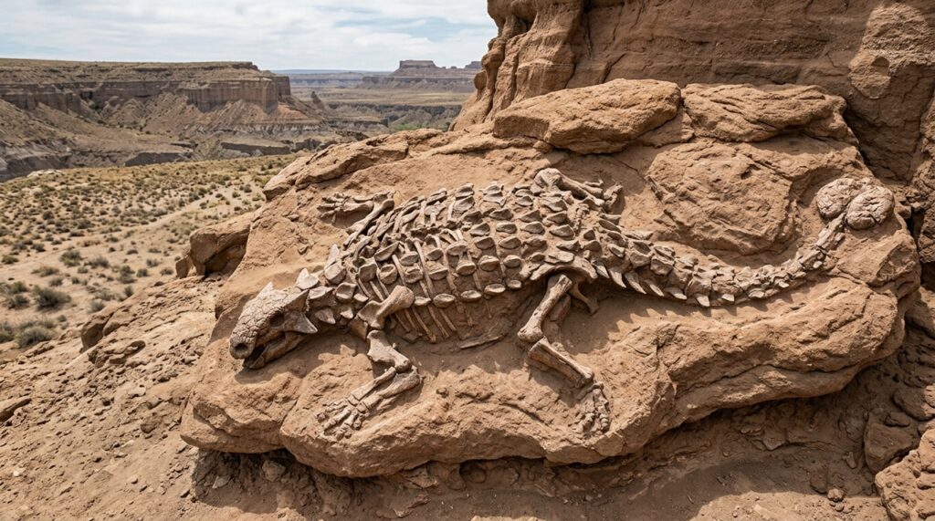Pesquisadores argentinos encontram fósseis de 70 milhões de anos escondidos em camadas de arenito e descoberta revela detalhes inéditos sobre a evolução desses dinossauros