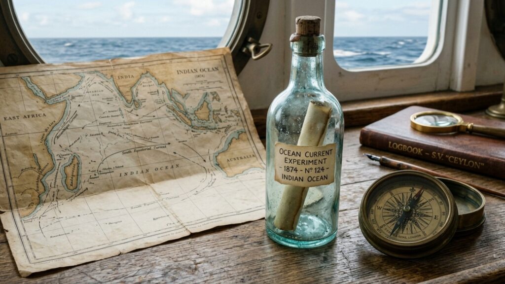 Banhista leva uma garrafa encontrada na areia para casa e descobre que o objeto permaneceu no mar por 132 anos desde seu lançamento em 1886