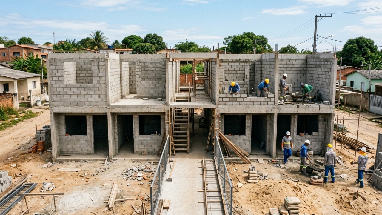 Quanto custa construir 6 kitnets e viver só de aluguel com uma renda mensal previsível no próprio terreno