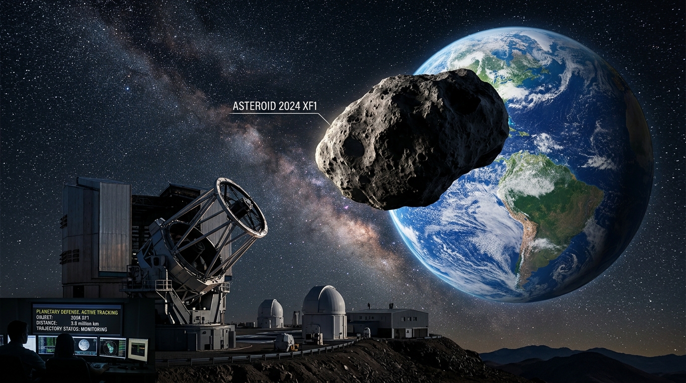 A NASA ativou protocolos de defesa planetária diante da proximidade de um asteroide