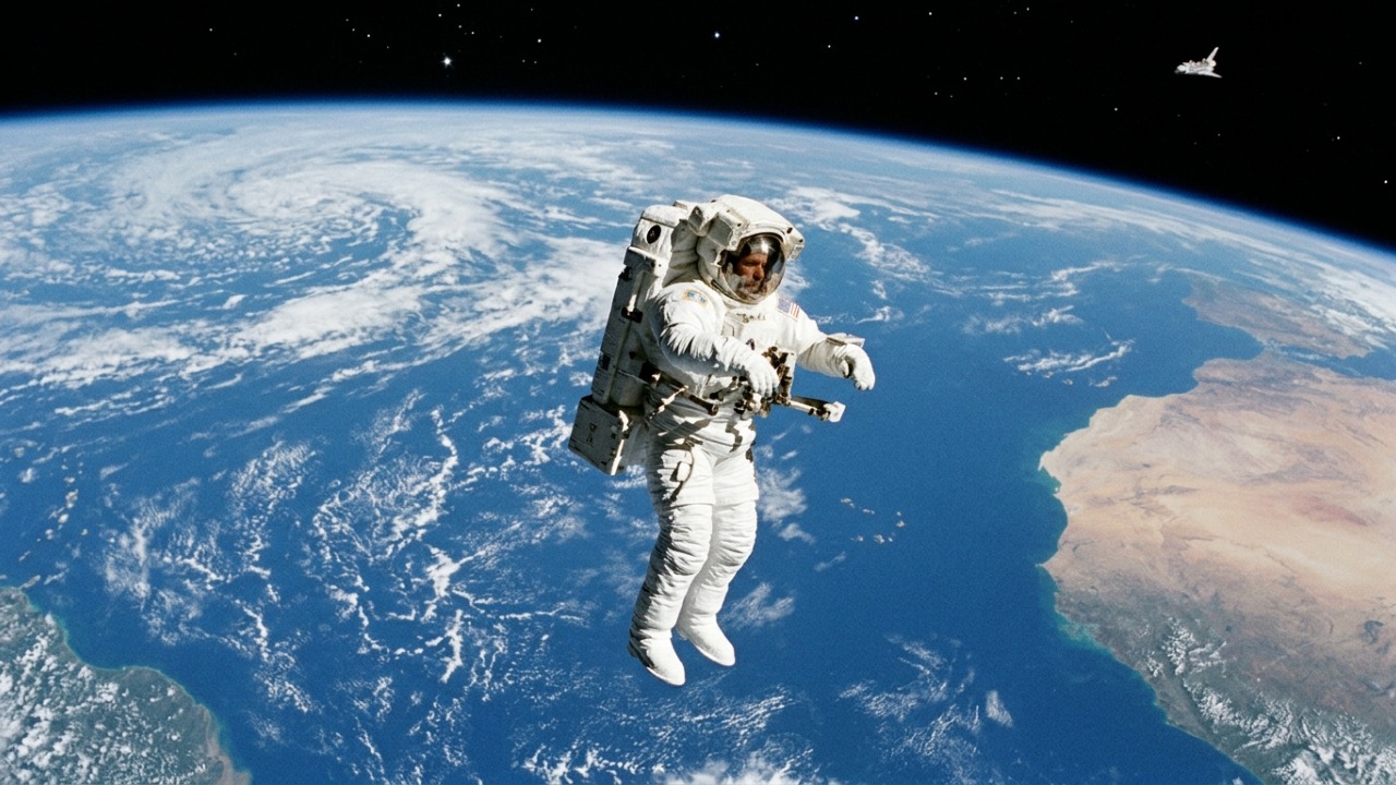 Em 1984, um astronauta se afastou 98 metros do ônibus espacial sem nenhum cabo e literalmente se tornou um “satélite humano”