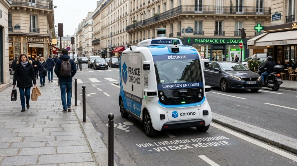Eles poderão medir até 4 metros de comprimento e 2 metros de largura: a França abre caminho para a aprovação de veículos autônomos de entrega
