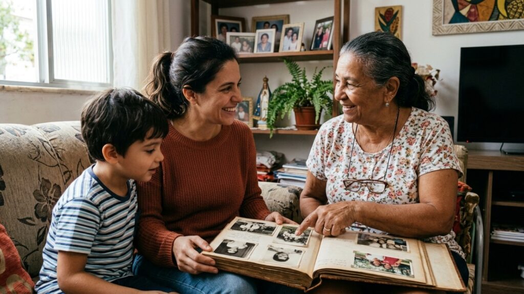 A psicologia sugere que pedir aos pais idosos que ensinem algo pode fazer mais pelo bem-estar deles do que uma visita dedicada apenas a perguntar se está tudo bem
