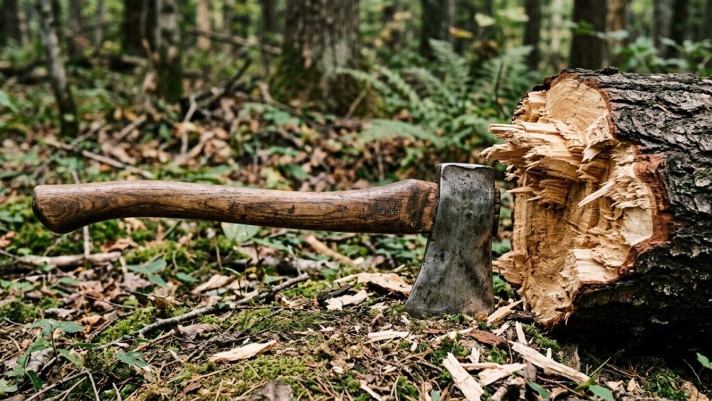 Provérbio turco sobre confiar nas aparências: “A floresta estava diminuindo, mas as árvores continuavam votando no machado porque seu cabo era de madeira.” Uma lição sobre manipulação e consciência