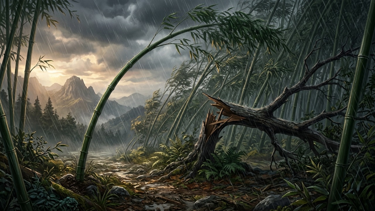 Provérbio japonês do dia: “O bambu que sobrevive ao vento não é o mais duro da floresta, mas aquele que aprendeu a se curvar sem abandonar suas raízes.” Lições sobre adaptação e força interior