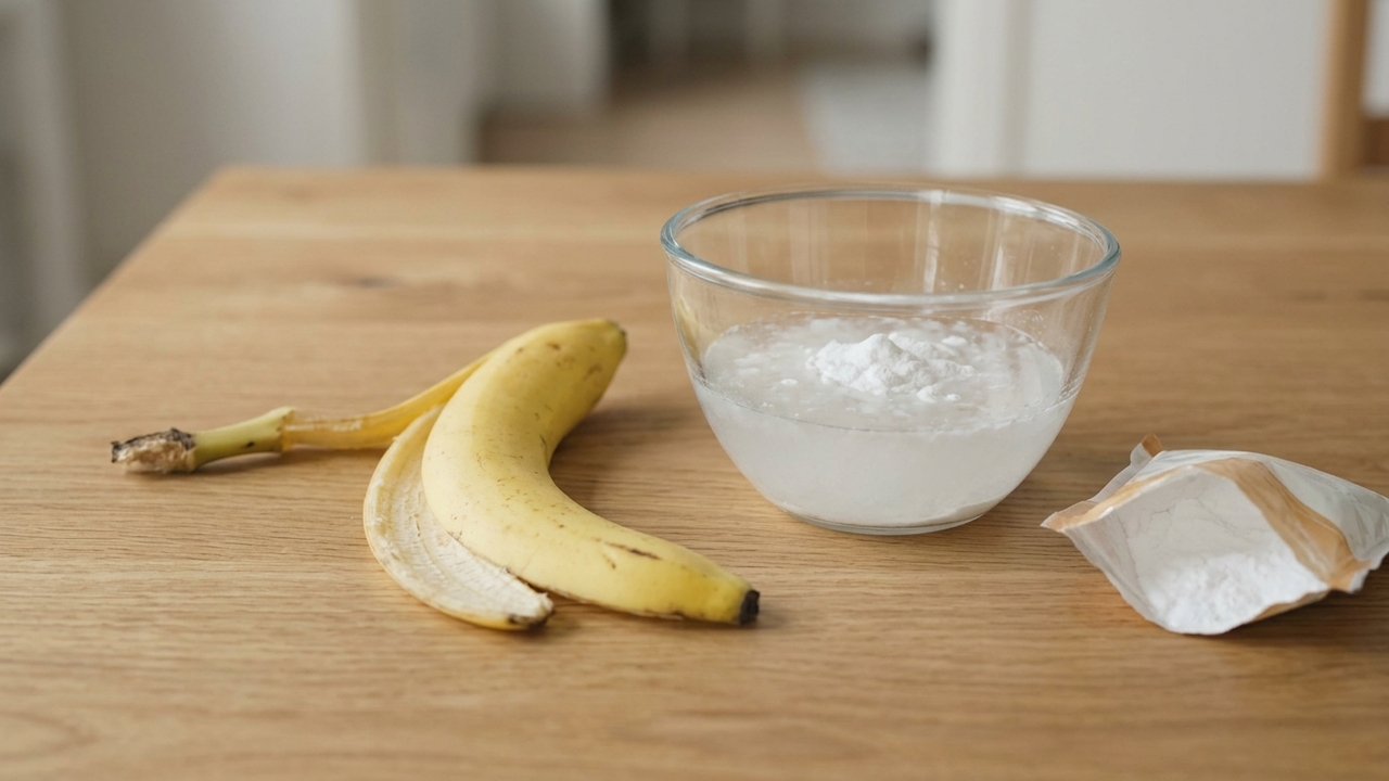 O truque com casca de banana que está surpreendendo dentro de casa