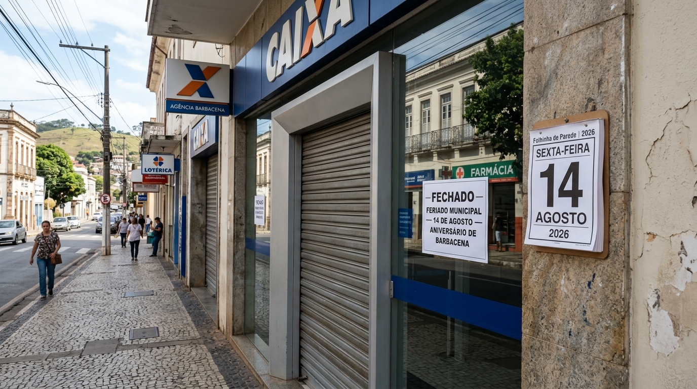 Sexta-feira, 14 de agosto, terá feriado confirmado e bancos, escolas e repartições públicas não abrem