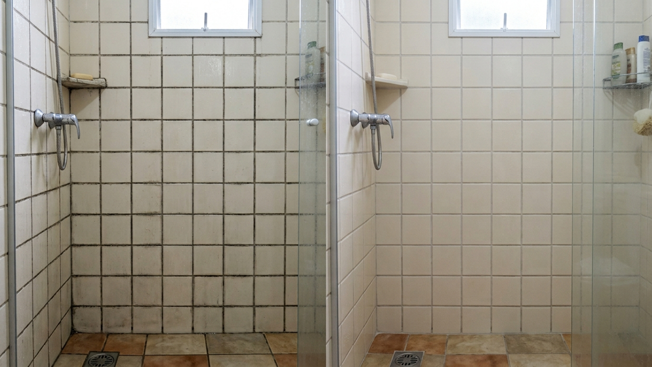 Como recuperar o rejunte escurecido do banheiro sem trocar os azulejos