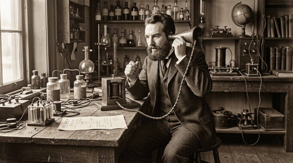 Em 1876, Alexander Graham Bell realizou a primeira ligação telefônica da história: como sua invenção mudou a comunicação mundial