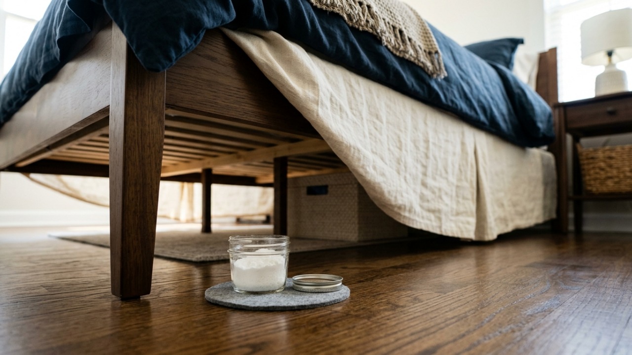 Colocar um pote com bicarbonato debaixo da cama antes de dormir: para que serve esse truque e como ele pode ajudar durante a noite