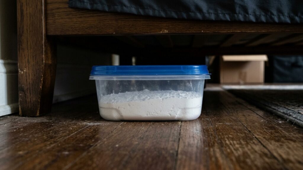Colocar um pote com bicarbonato debaixo da cama antes de dormir: para que serve esse truque e como ele pode ajudar durante a noite