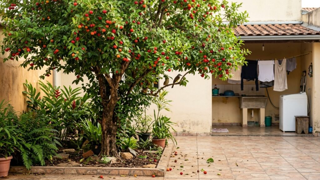Essa árvore é ideal para o seu quintal: não racha o piso, proporciona sombra e ainda dá frutos deliciosos