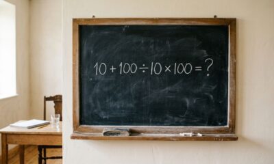 Apenas 1 em cada 5 idosos consegue acertar de primeira: quanto é 10 + 100 ÷ 10 × 100?