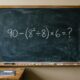 Sem usar a calculadora, você seria capaz de acertar 90 − (8² ÷ 8) × 6?
