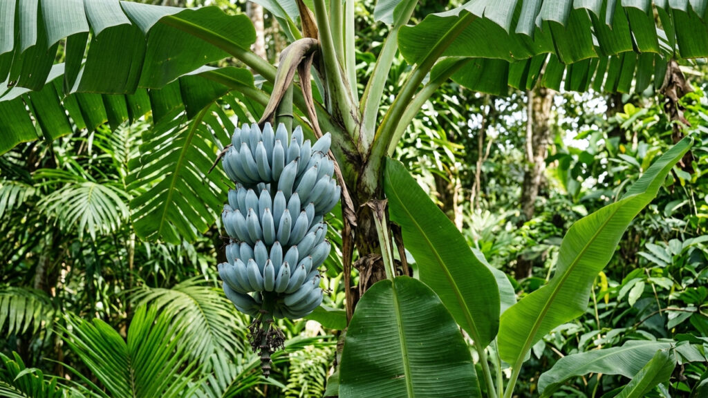Adeus, banana comum: essa fruta de casca azul e textura cremosa tem sabor doce de sorvete de baunilha e pode ser cultivada no quintal