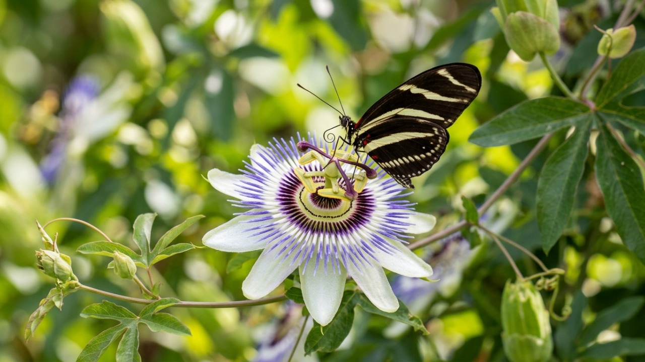 Essa trepadeira de flores impressionantes cresce rápido, perfuma o jardim e pode transformar qualquer espaço em um refúgio para borboletas