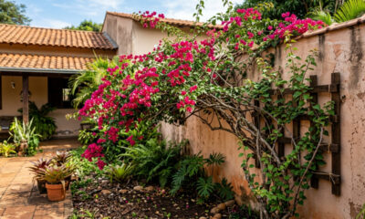 As 3 flores trepadeiras ideais para plantar em agosto e cobrir muros, cercas e pérgolas com muito mais cor