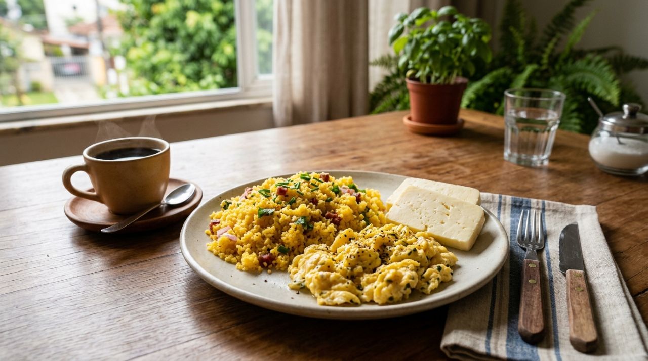 5 cafés da manhã com proteína para mulheres acima dos 40 que cansaram de comer pão todos os dias