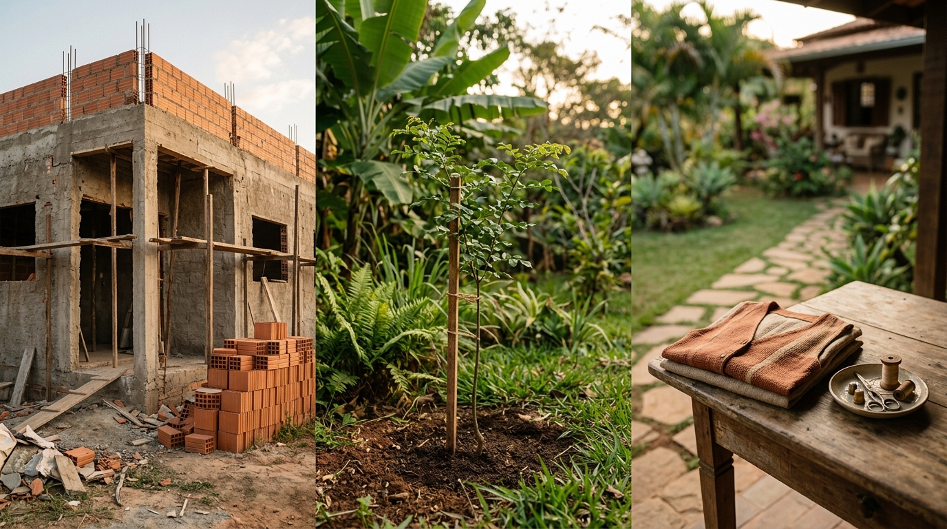 Qual o significado da frase "Não construa uma casa aos 50, não plante uma árvore aos 60 e não costure roupas aos 70"?