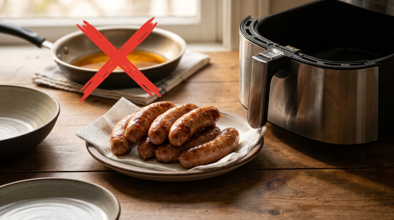 Como deixar as linguiças mais suculentas e crocantes sem fritar