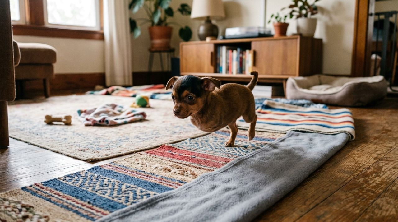 Mulher transforma a casa para receber filhote que nasceu com apenas duas patas
