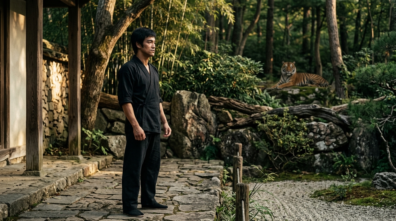 A genial lição de vida de Bruce Lee: "Esperar que a vida te trate bem porque você é uma boa pessoa é como esperar que um tigre ou um leão não te ataque porque você é vegetariano."