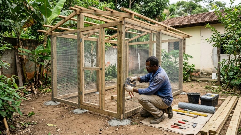 Quanto custa construir um galinheiro para 10 galinhas do zero: preço dos materiais, equipamentos e compra das aves