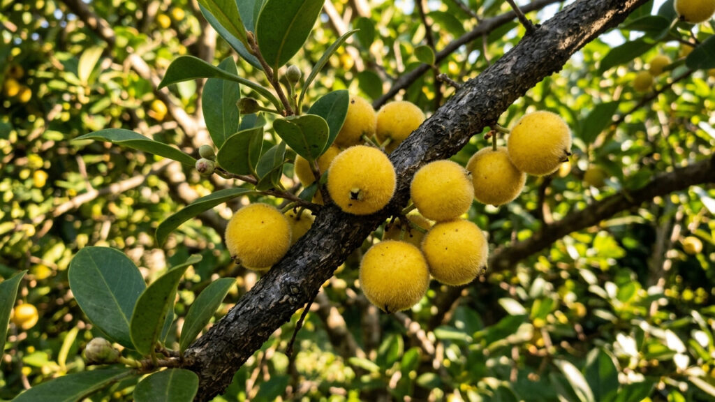Adeus, jabuticaba de casca preta: conheça a versão amarela e peluda da fruta que nasce grudada no tronco e é incrivelmente mais doce que a comum