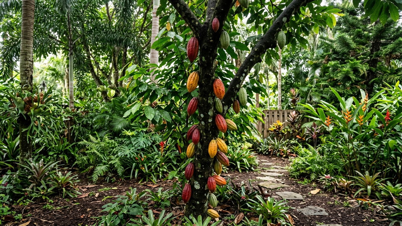 A árvore que é a base do chocolate também pode ser cultivada no quintal: a fruta tropical cresce sob a sombra de outras árvores e produz rápido