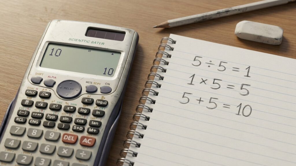 Apenas 1 em cada 5 idosos consegue acertar de primeira: quanto é 5 + 5 ÷ 5 × 5?