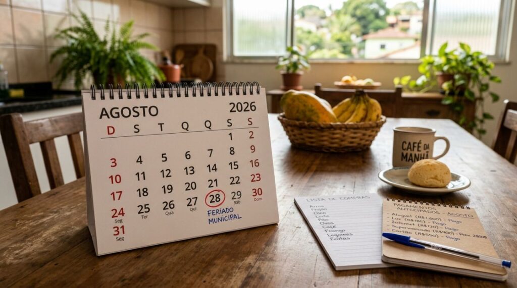 Feriado confirmado para 28 de agosto muda a rotina de brasileiros com bancos, escolas e repartições públicas fechadas