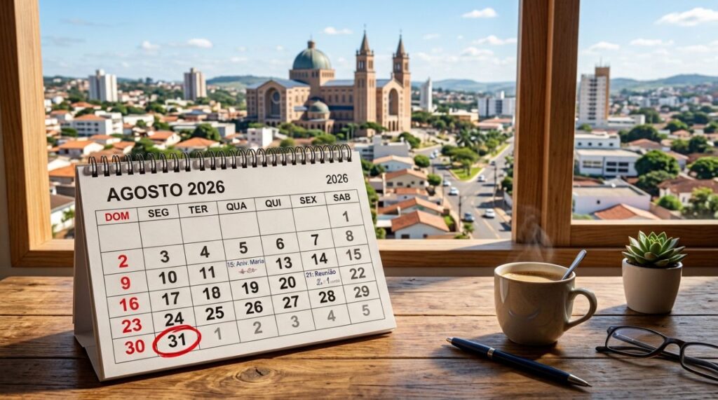 Segunda-feira, 31 de agosto, terá bancos, escolas e repartições fechados e mudanças no atendimento