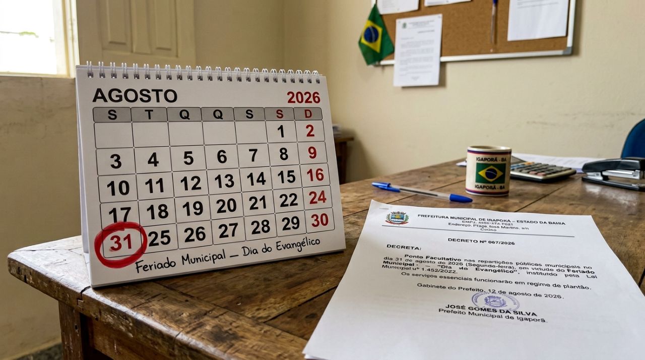 Expediente de bancos, escolas e repartições públicas muda nesta segunda-feira, 31 de agosto