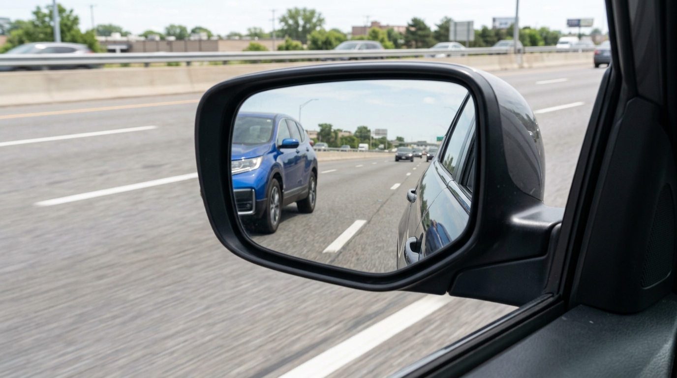 Especialista em segurança veicular explica como reduzir os pontos cegos dos retrovisores usando o ajuste correto dos espelhos para ampliar o campo de visão sem instalar câmeras
