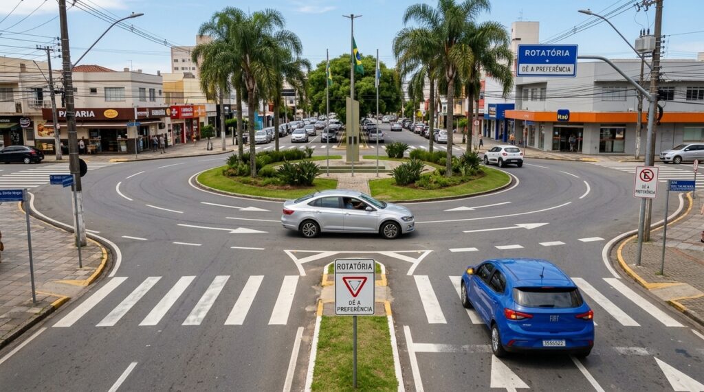 Quase todos os motoristas fazem isso errado na rotatória e nem percebem