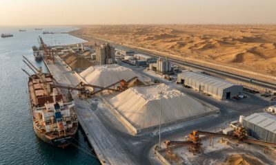 A Arábia Saudita está localizada no maior deserto de areia do mundo e, ainda assim, importa areia em grandes quantidades da Austrália e da Escócia, pois os grãos arredondados pelo vento do Quarto Vazio são muito lisos para se unir ao concreto e a construção moderna só pode usar a areia irregular retirada de leitos de rios e pedreiras