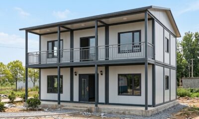 Adeus ao aluguel: casas pré-fabricadas de aço na China, com seis quartos e prontas para morar, estão sendo vendidas por menos de 15.000 euros