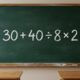 Poucos acertam de primeira: quanto é 30 + 40 ÷ 8 × 2? O resultado testa quem faz a conta rápido demais